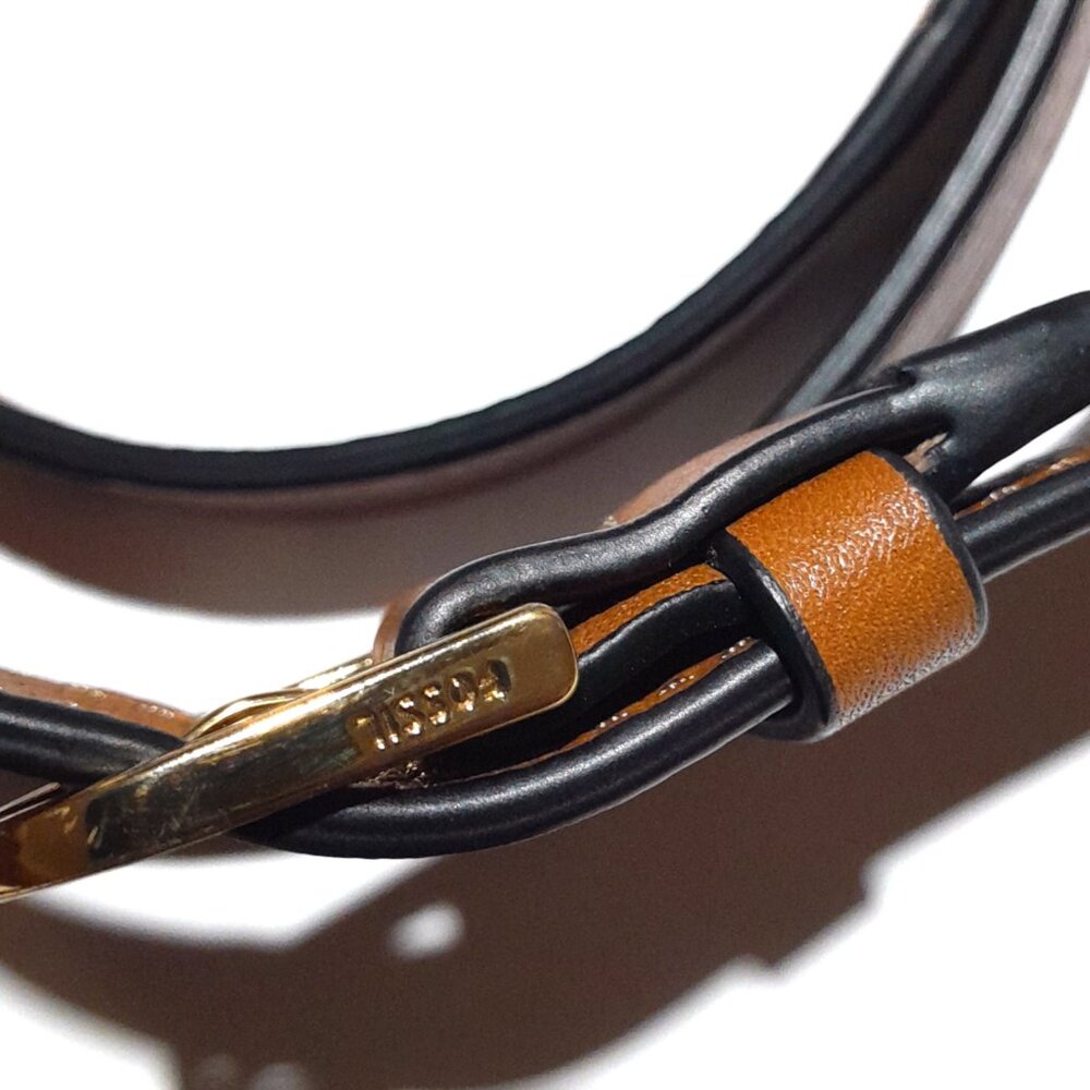 Fossil Brown Leather Adjustable Replacement Purse… - image 4